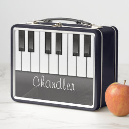 Pianista de NOME Personalizado Chaves de Música