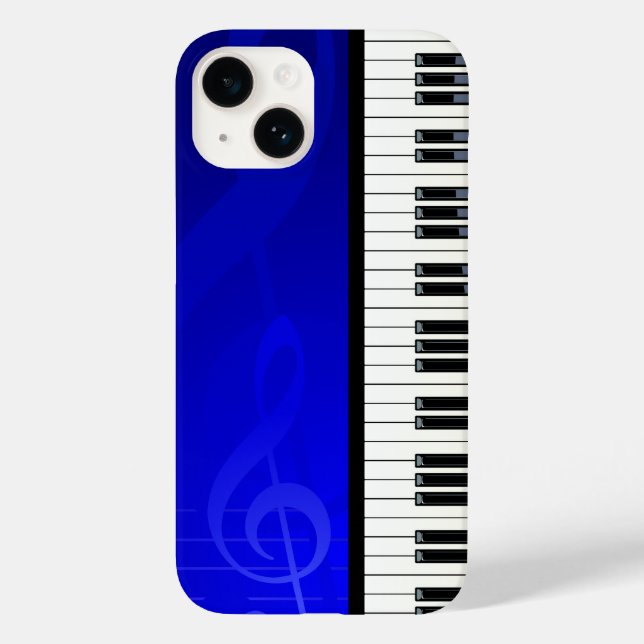 Piano Keys com efeito Azul (Verso)