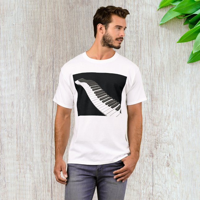 Piano Keys Mens T-Shirt (Criador carregado)