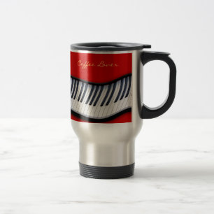 PIANO KEYS Music Lover Gift Caneca de viagem
