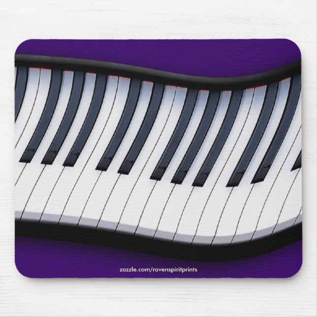 PIANO KEYS MÚSICA AMANTE Mousepad (Frente)