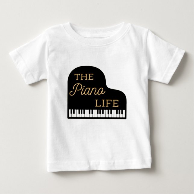 Piano Life Grand Piano T-Shirt (Frente)