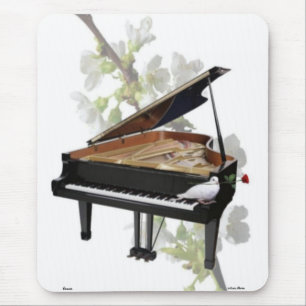 Piano - Música Romântica - Mousepad