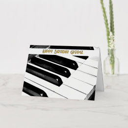 Piano Personalizado Keys Música Musical Aniversári