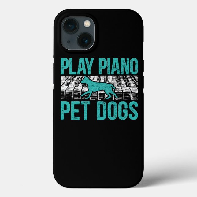 Piano Pet Dogs Musical Instrumento Musical Pi (Verso)