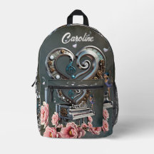 piano Steampunk com coração