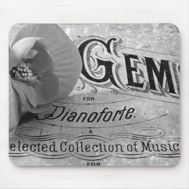Pianoforte Gems E Begonia Mousepad (Frente)