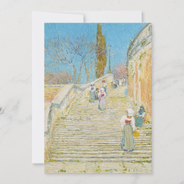 Piazza di Spagna, Roma | Childe Hassam (Frente)