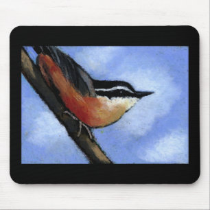 PICA-PAU-CINZENTO NO PASTEL DO ÓLEO: MOUSEPAD