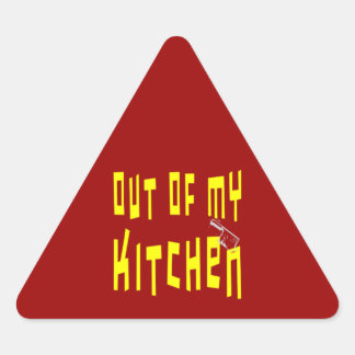 Picante de minha cozinha com adesivos