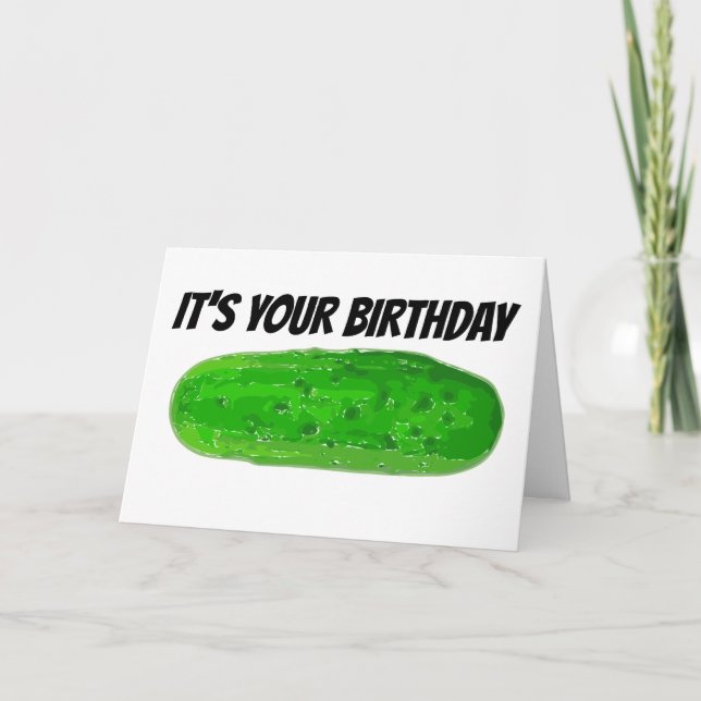 PICKLE BIG DILL ENFUNDIR CARTÃO DE GANHAMENTO DE A (Frente)