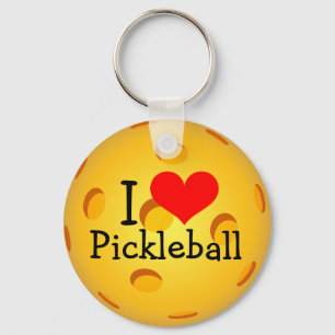 Pickleball Chaveiro - "I Love Pickleball"