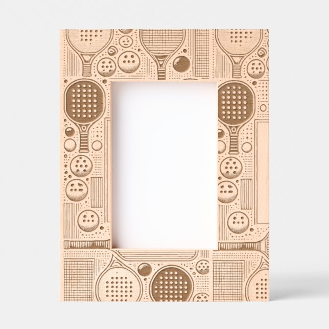 Pickleball de 4" x 6" gravado (Front)