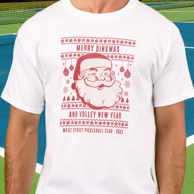 Pickleball Personalizado De Suéter De Natal Engraç (Criador carregado)