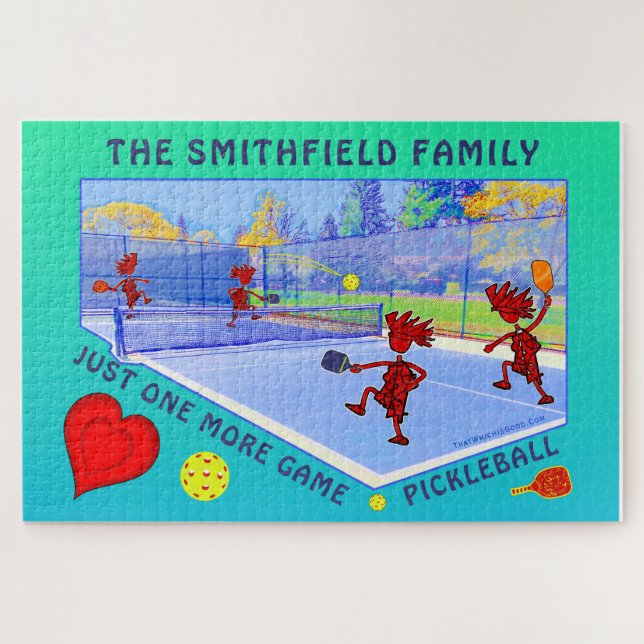 PICKLEBALL Só Mais Um Jogo Quebra-cabeça (Horizontal)