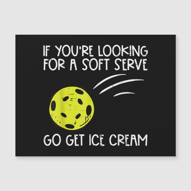 Pickleball Soft Serve Get Sorvete Pickle Ball Me (Frente)