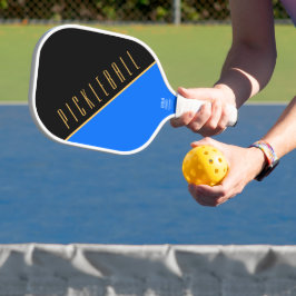 Picleball Azul-Laranja Difundido Azul Diagonal