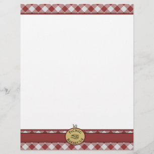 Picnic Barbecue Red Checkhead
