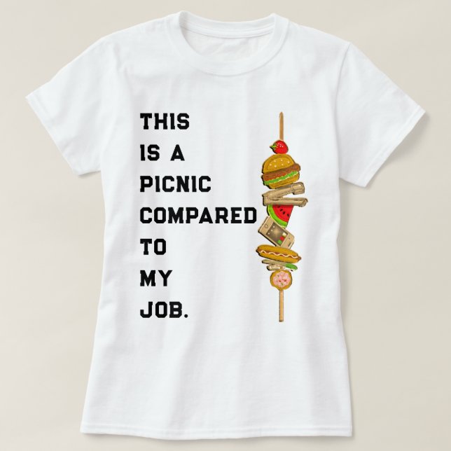 Picnic T-Shirt da empresa (Frente do Design)