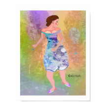 Pico atrás da Poster de Design criativa de LeeMari