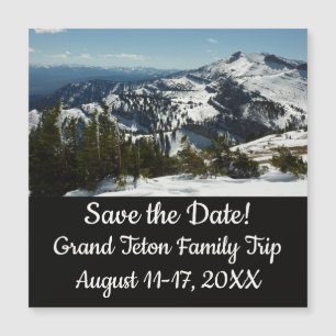 Picos de neve da Grande Montanha Teton II Foto