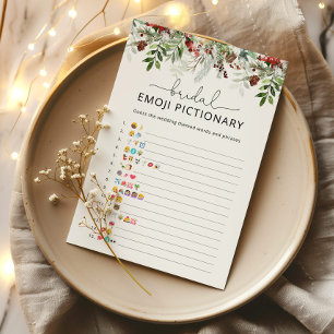 Pictionary Evergreen chá de panela emoji