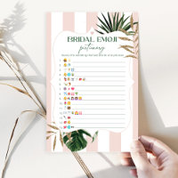 Pictionary para chás de panela quic stripes rosa