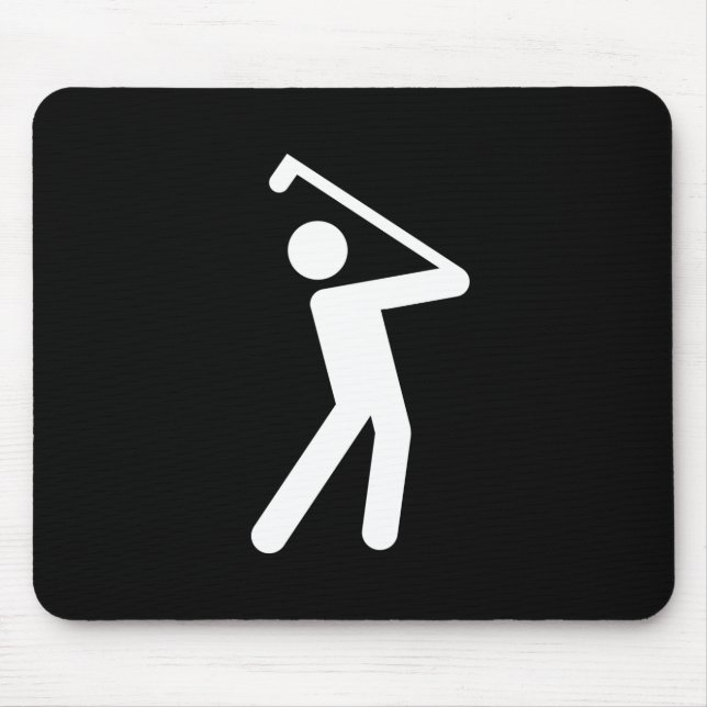 Pictograma Golfing Mousepad (Frente)