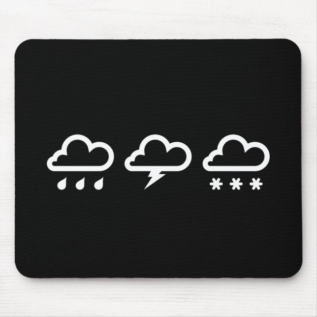 Pictograma Mousepad dos sistemas do tempo (Frente)