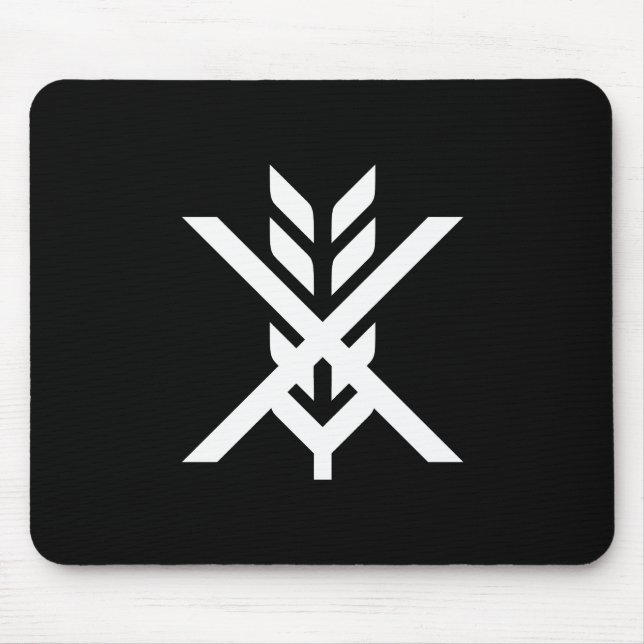 Pictograma sem glúten Mousepad (Frente)