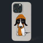 Piebald Dachshund | Cachorro-Hipster<br><div class="desc">Capas de iphone do Fantoche. Preto,  bronzeado e branco Piebald Dachshund.</div>