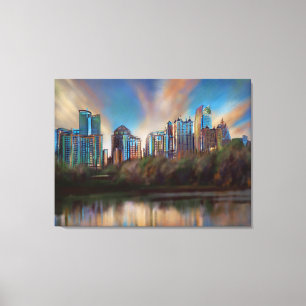 Piemonte Park, Atlanta, Geórgia - Canvas Print