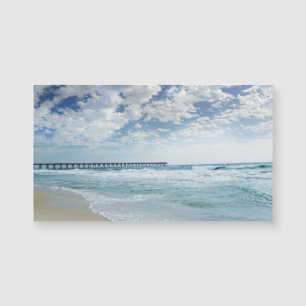 Pier de Praia sobre o Magnet Fotográfico das Onda