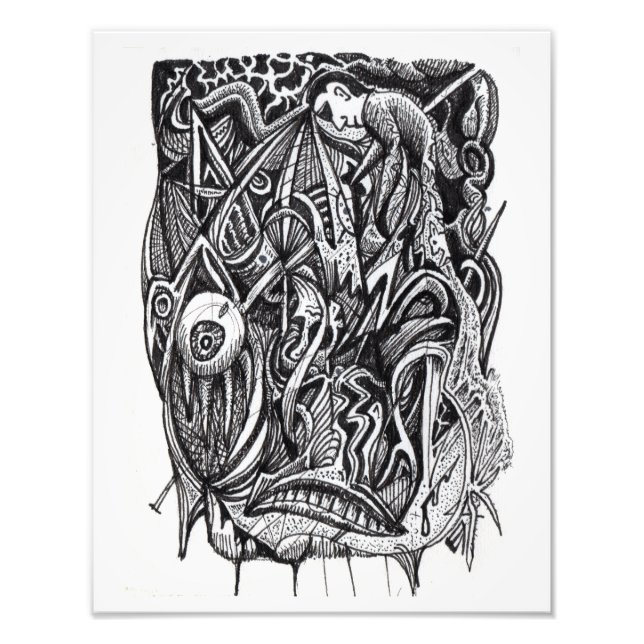 Pierced, de Brian Benson, impressão de fotos (Frente)