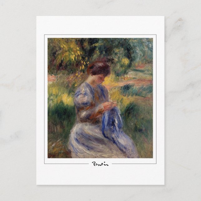 Pierre-Auguste Renoir #360-2 - Cartão Postal de Ar (Frente)