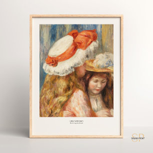 Pierre-Auguste Renoir Girls com Hats Art Impressão