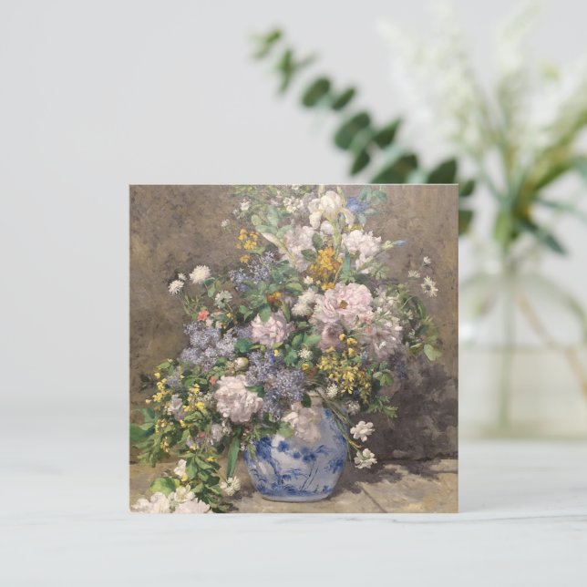 Pierre-Auguste Renoir Primavera Buquê (Em pé/Frente)