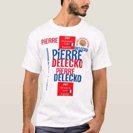 PIERRE DELECKO JMT PARIS - Camisa básica masculina