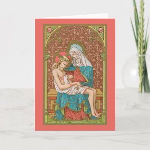 Pieta (SAU 23) Cartão de Boas Vindas em Branco