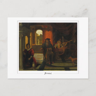 Pieter de Hooch #155 - Cartão Postal de Arte Fina