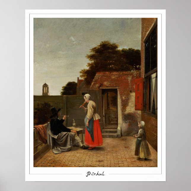 Pieter de Hooch Zedign Art Poster nº 112 (Frente)