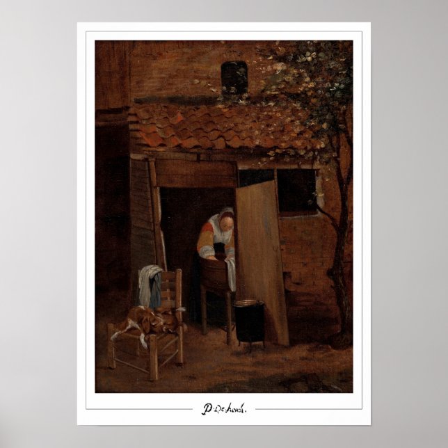 Pieter de Hooch Zedign Art Poster nº 61 (Frente)