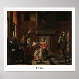 Pieter de Hooch Zedign Art Poster nº 76