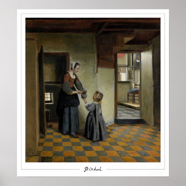 Pieter de Hooch Zedign Art Poster nº 81 (Frente)