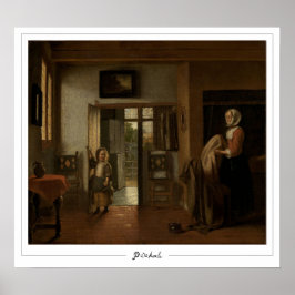Pieter de Hooch Zedign Art Poster nº 90