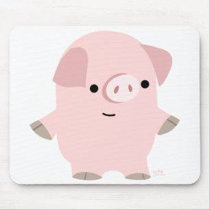 Pig mousepad de desenho silencioso