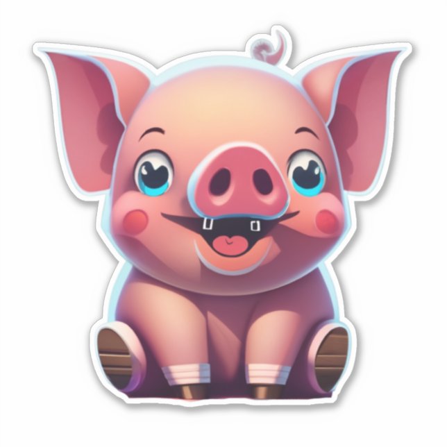 Pig Stickers Onde Entusiastas De Adesivos Se Unem (Frente)