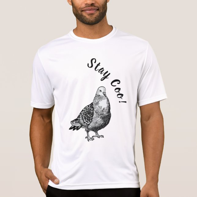 Pigeon, fique quieto! Camiseta (Frente)