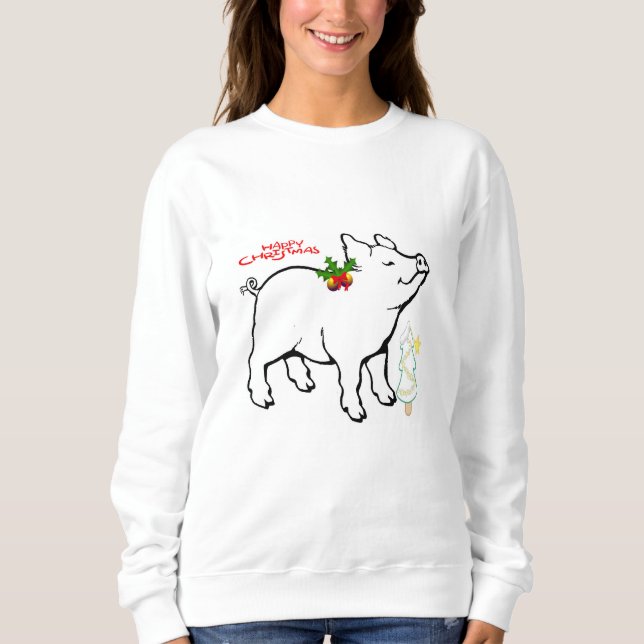 "PIGGIA DO NATAL" CAMISETA MULHER (Frente)