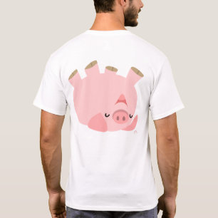 Piggy está se divertindo com T-shirt (design atrás